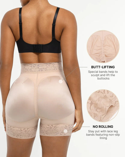 AirSlim® Mid-Rise Steel Boned Butt-Lifting Shorts