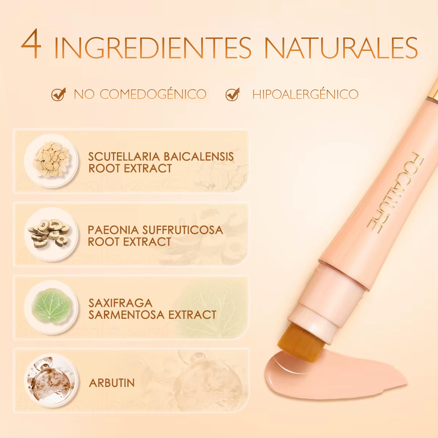 [OFERTA DE HOY - 50% OFF] Base Focallure adaptativa 2 en 1 - Alta Cobertura y AntiOxidante