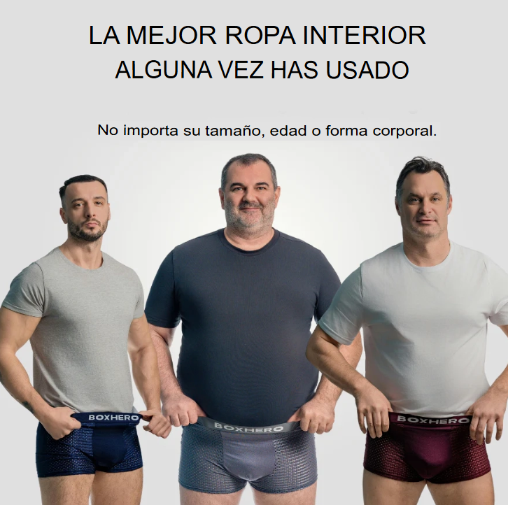 [Compra 5 Y Lleva más 5] BoxHero con fibra de Bamboo -  Confort durante todo el día
